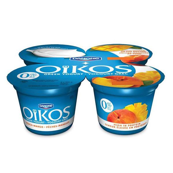 Danone Oikos Greek Yogurt-Peach&Mango 4x100g