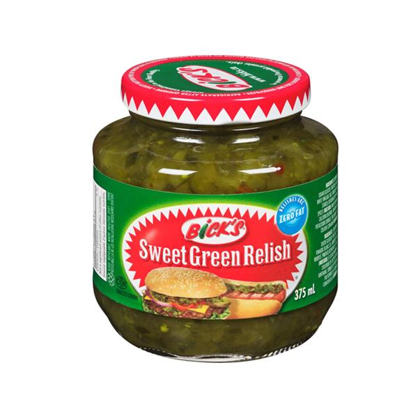 Bicks Sweet Green Relish 375ml