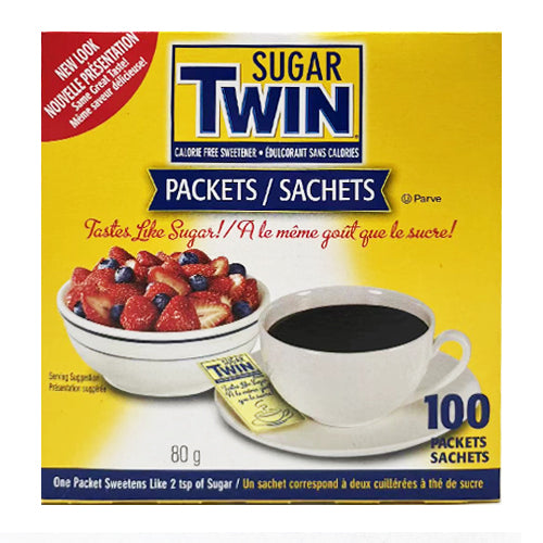 Sugar Twin Calorie Free Sweetener Packets 80g