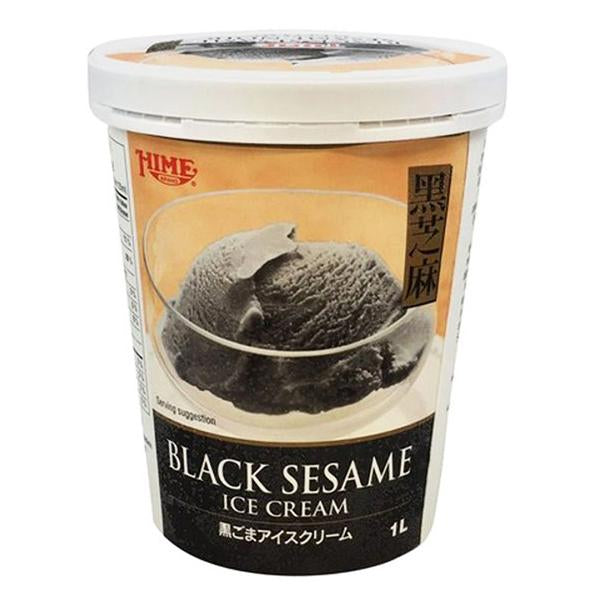 Hime Black Sesame Ice Cream 1L