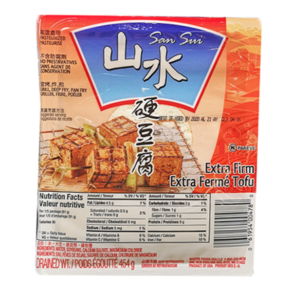 San Sui Extra Firm Tofu 454g