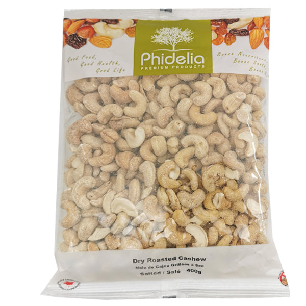 Phidelia Dry Roasted Cashew-Salted 400g