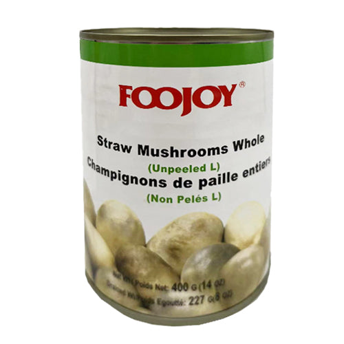 Foojoy Straw Mushrooms Whole-Unpeeled L 400g