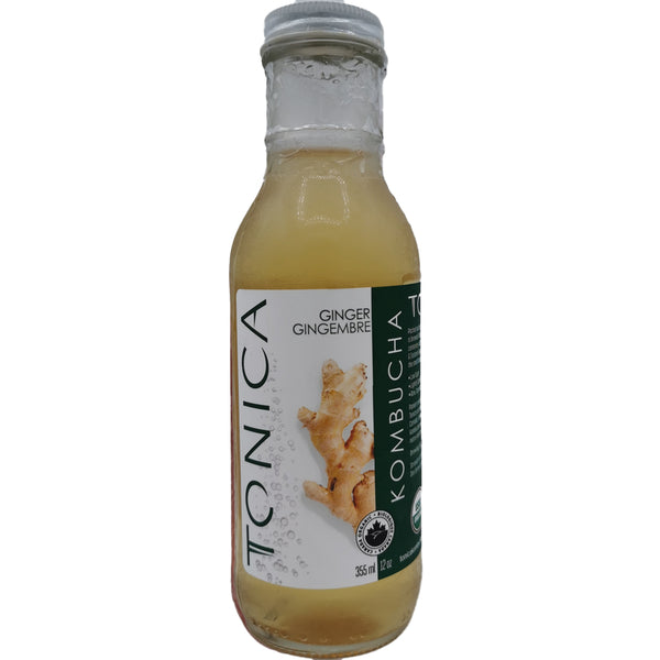 Tonica Organic Kombucha-Ginger 355ml