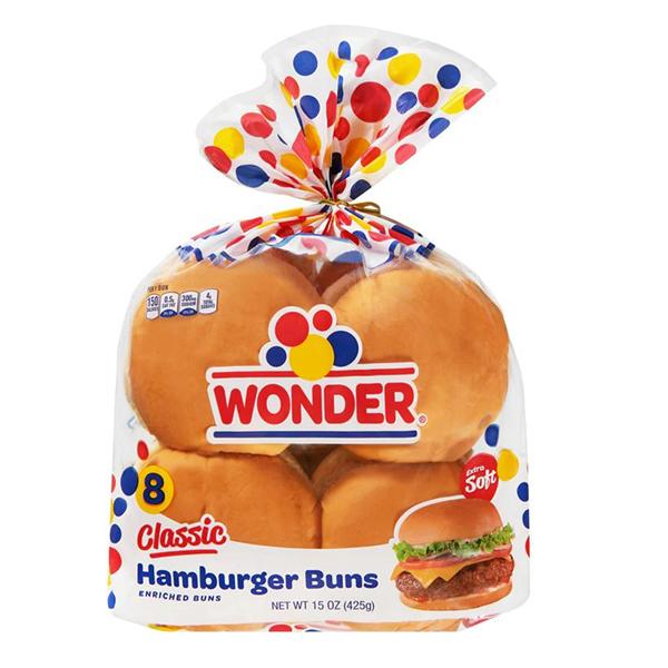 Wonder Hamburger Buns 448g