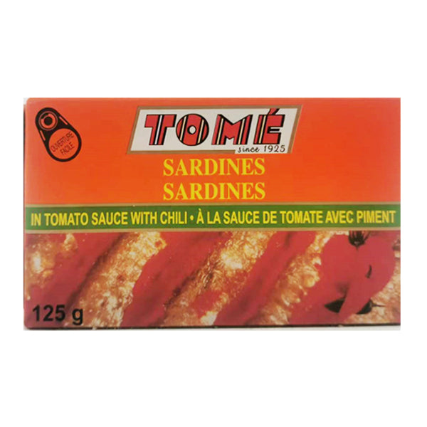Tome Portugese Sardines in Tomato Sauce with Chili 125g