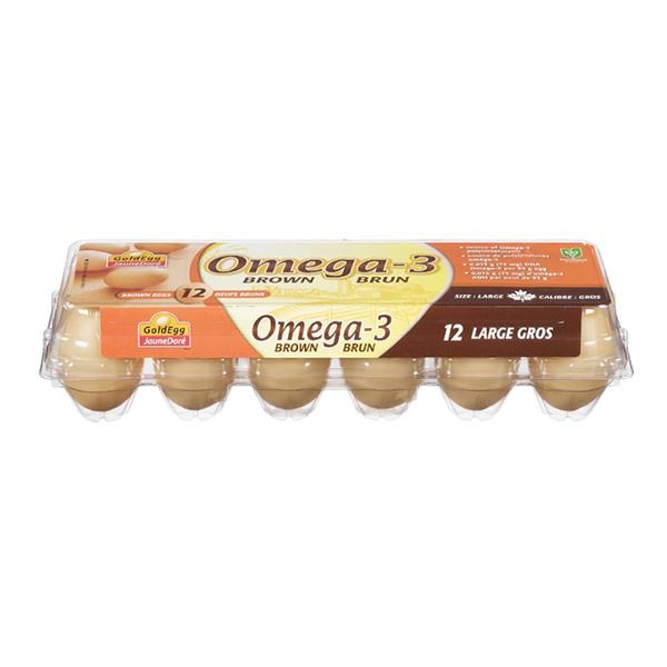 Gold Egg Omega-3 Brown Eggs 12 eggs