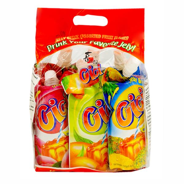 Cici Jelly Drink-Assorted Fruit 6x150g