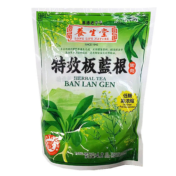Long Life Nature Herbal Tea-Ban Lan Gen 10g*12bags