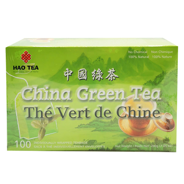 Hao Tea China Green Tea 100 Tea Bags