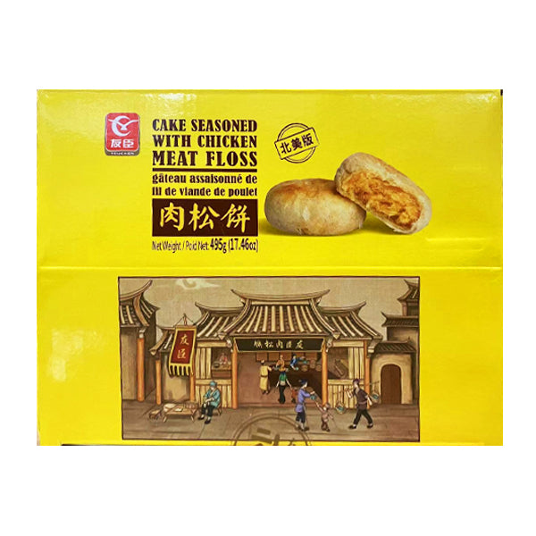 Youchen Cake Seasoned with Chicken Meat Floss 495g