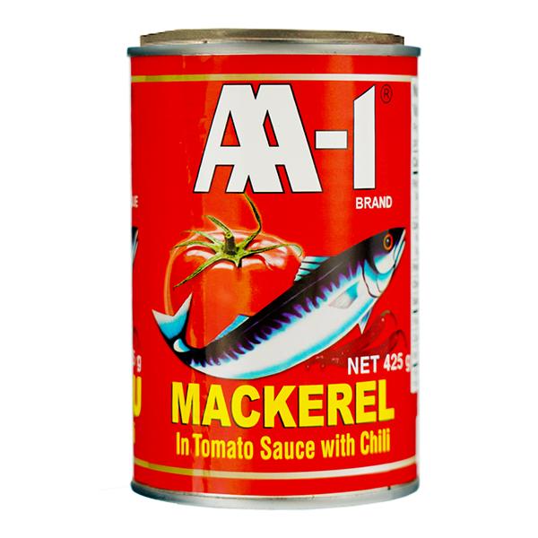 AA-1 Mackerel In Tomato Sauce with chili 425g