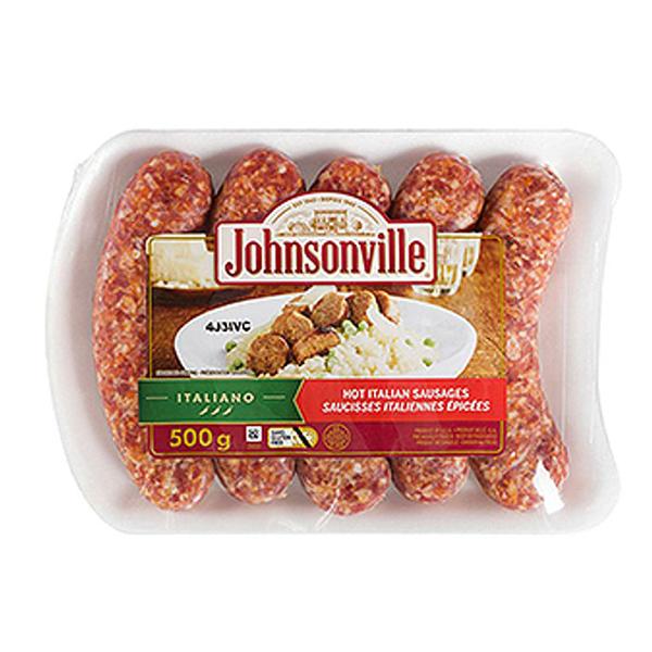 Johnsonville Italian Sausages-Hot 500g