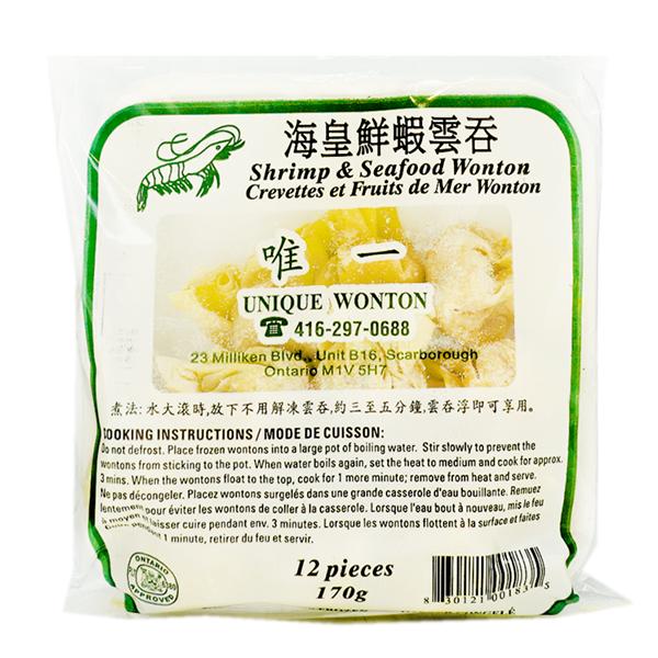 Unique Wonton-Shrimp&Seafood Wonton 170g