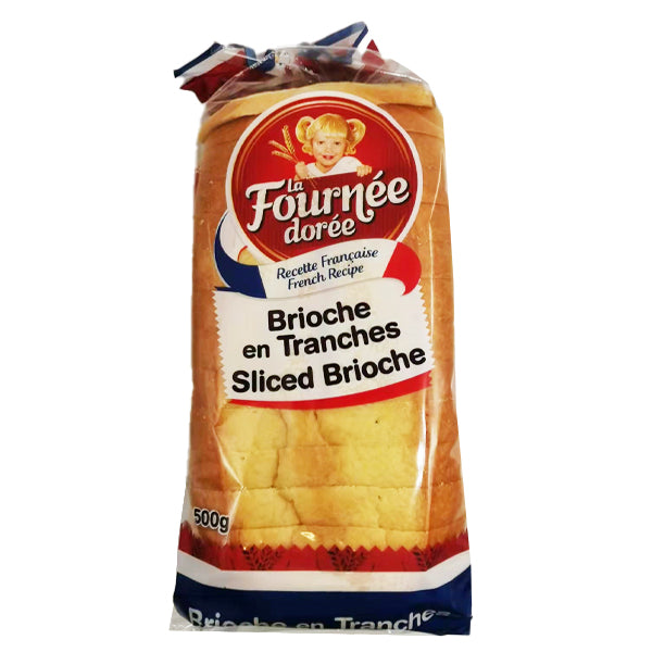 La Fournee Doree Sliced Brioche French Bread 500g