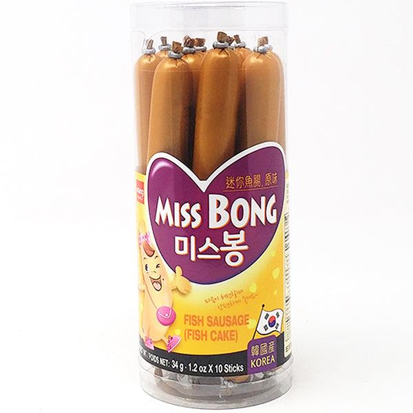 Wang Korea Miss Bong Fish Sausage 340g