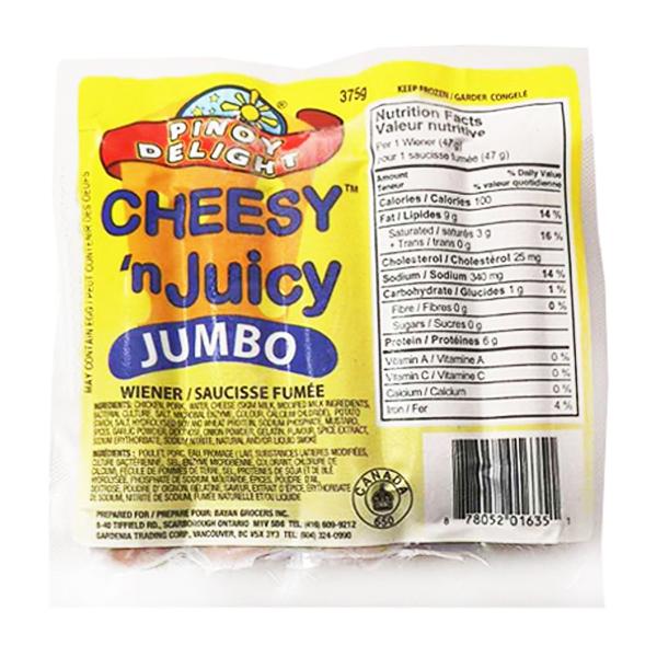Pinoy Delight Cheesy'N Juicy 375g