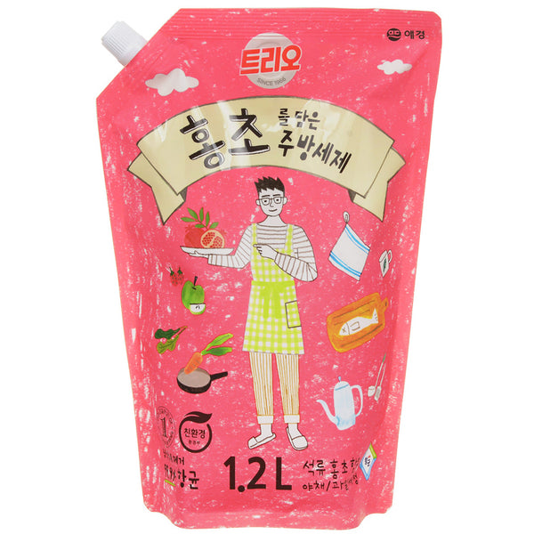 Aekyung TRIO Pomegranate Vinegar Dishwashing Liquid Refill 1.2L