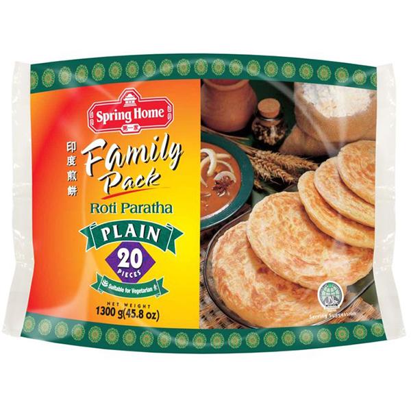 Spring Home Roti Paratha-Plain 1300g