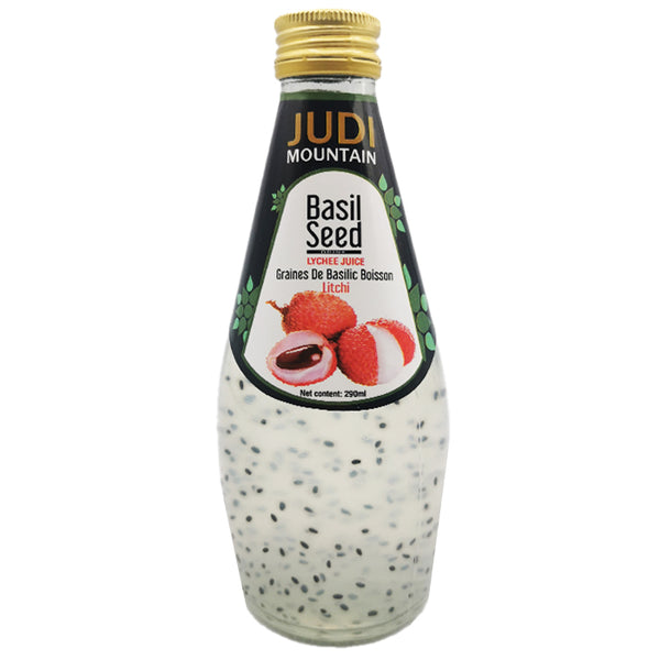Judi Mountain Basil Seed Drink-Lychee Juice 290ml