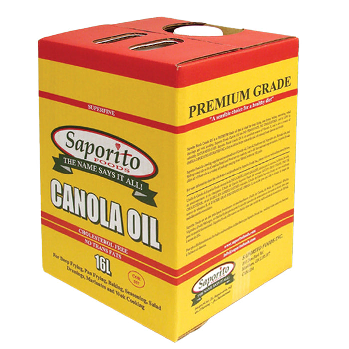 Saporito Canola Oil 16L( store Pick up only)
