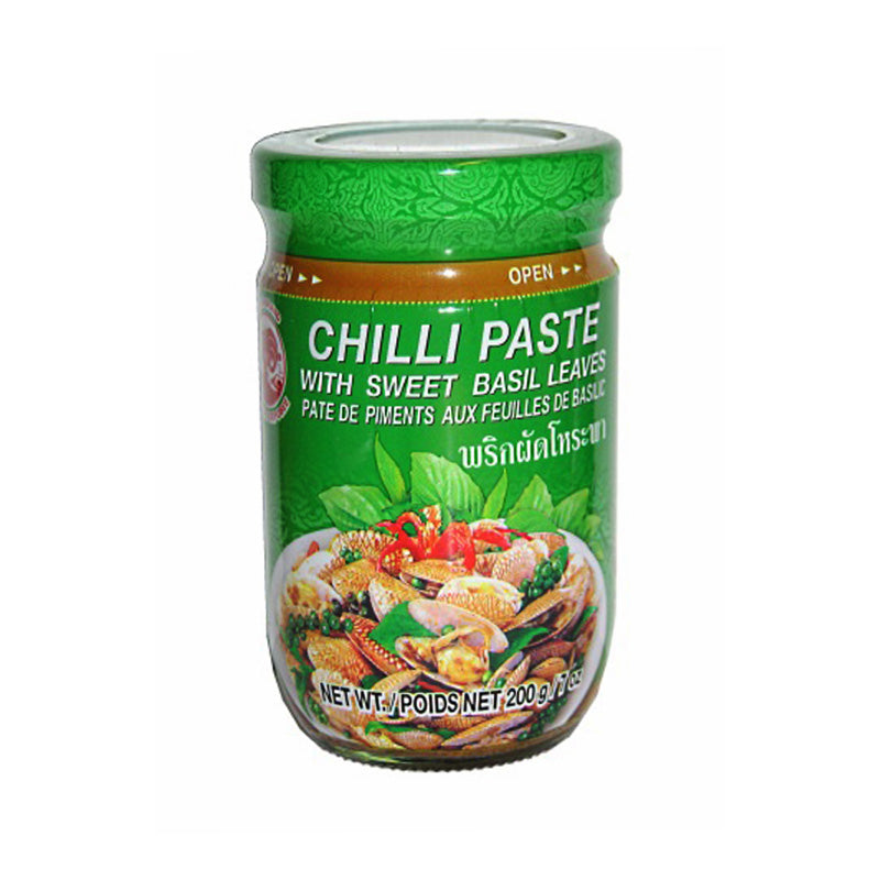 Cock Brand Chilli With Sweet Basil Leaves Paste 200g