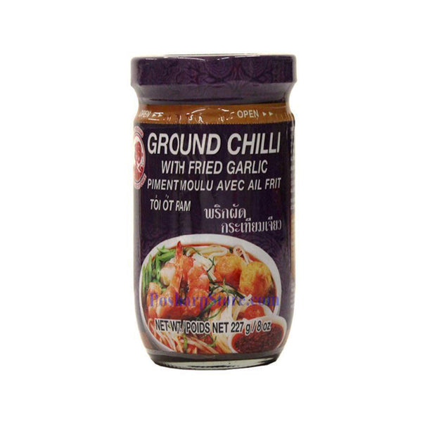 Cock Brand Ground Chilli With Fried Garlic Paste 227g