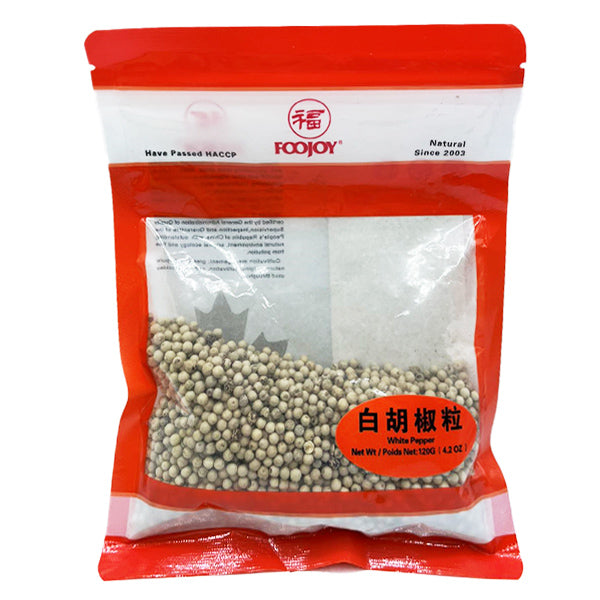 Fooojoy White Pepper 120g