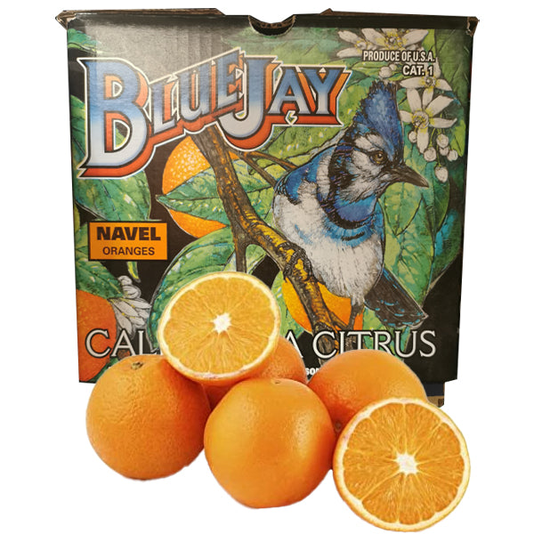 Blue Jay Navel Oranges Box(~40lb)