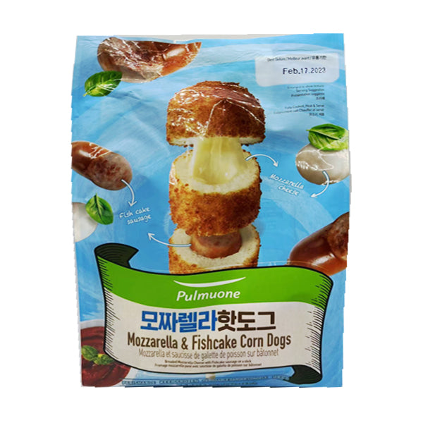 Pulmuone Mozzarella & Fishcake Corn Dogs 2.82oz