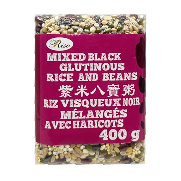 Riso Mixed Black Glutinous Rice And Beans 400g