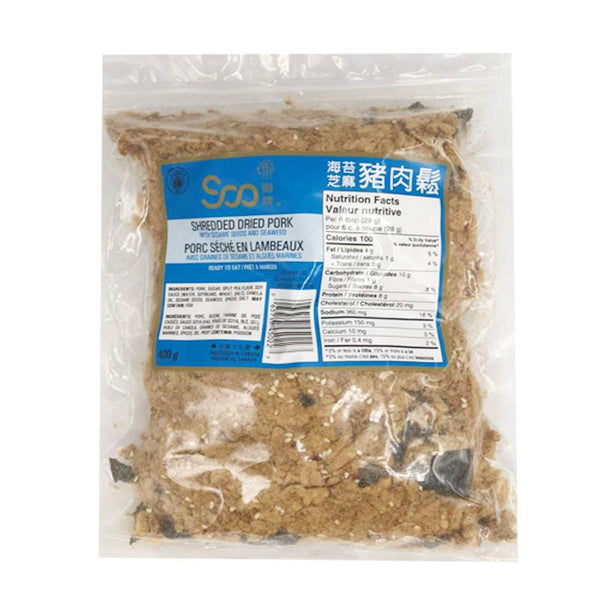 Soo Shredded Dried Pork-Sesame & Seaweed 400g