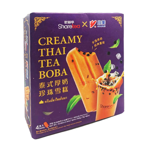 XM Creamy Thai Tea Boba Icecream 4Pcs